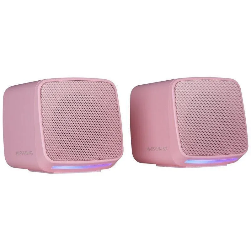 Altavoces Mars Gaming MS-PRO/ 10W/ 1.0/ Rosas