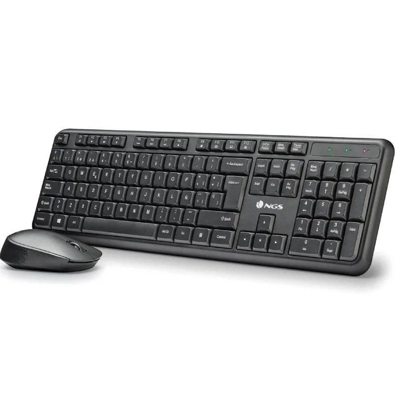 Teclado y Ratón Inalámbricos NGS Harmony Kit