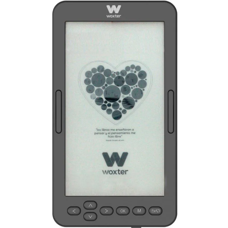 Libro Electrónico Ebook Woxter Scriba 195 S/ 4.7"/ Tinta Electrónica/ Negro