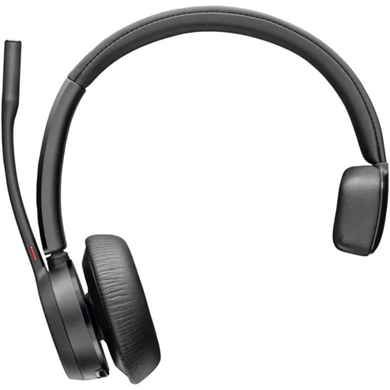Auricular Inalámbrico Poly Voyager 4310-M para Microsoft Teams + Adaptador BT700 + Base de Carga/ con Micrófono/ Bluetooth/ Negro
