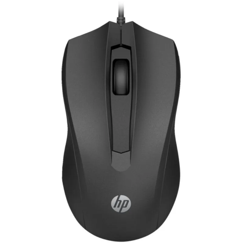 Ratón HP 105/ Hasta 1600 DPI/ Negro