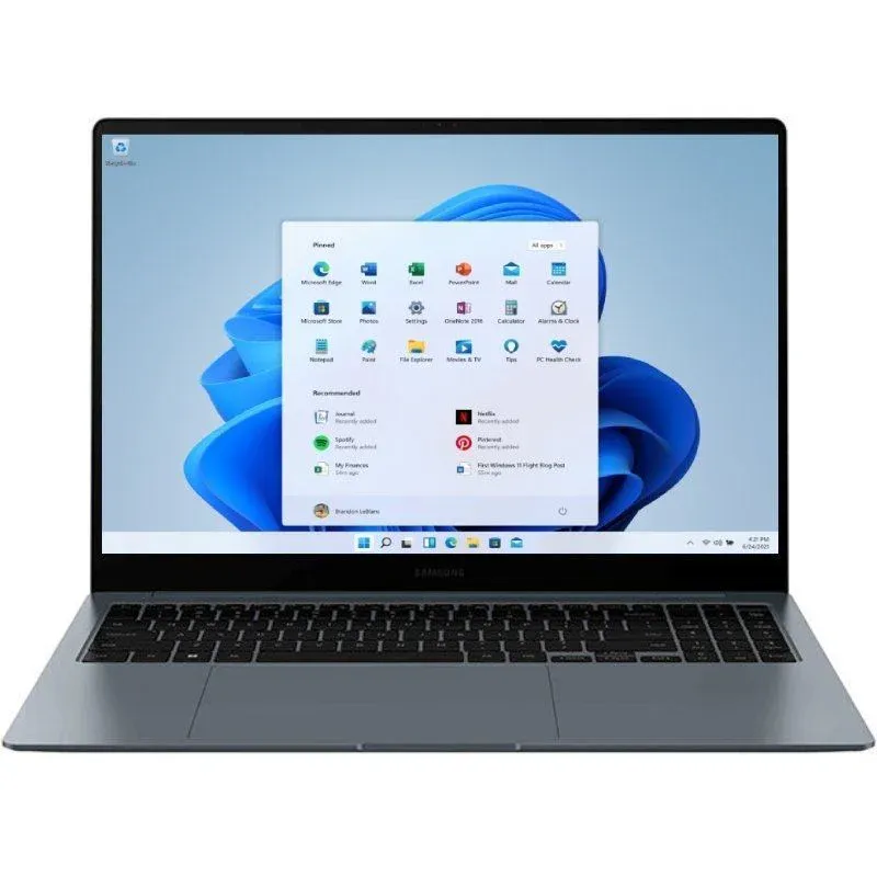 Portátil Samsung Galaxy Book4 Intel Core i5-1335U/ 16GB/ 512GB SSD/ 15.6"/ Win11 Pro