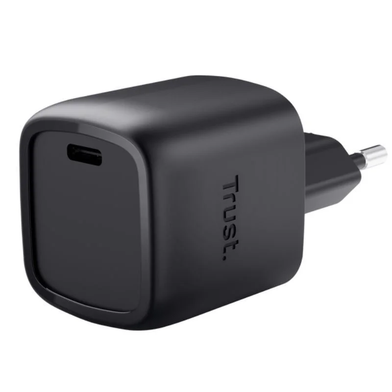 Cargador de Pared GaN Trust Maxo 30W/ 1xUSB Tipo-C/ 30W