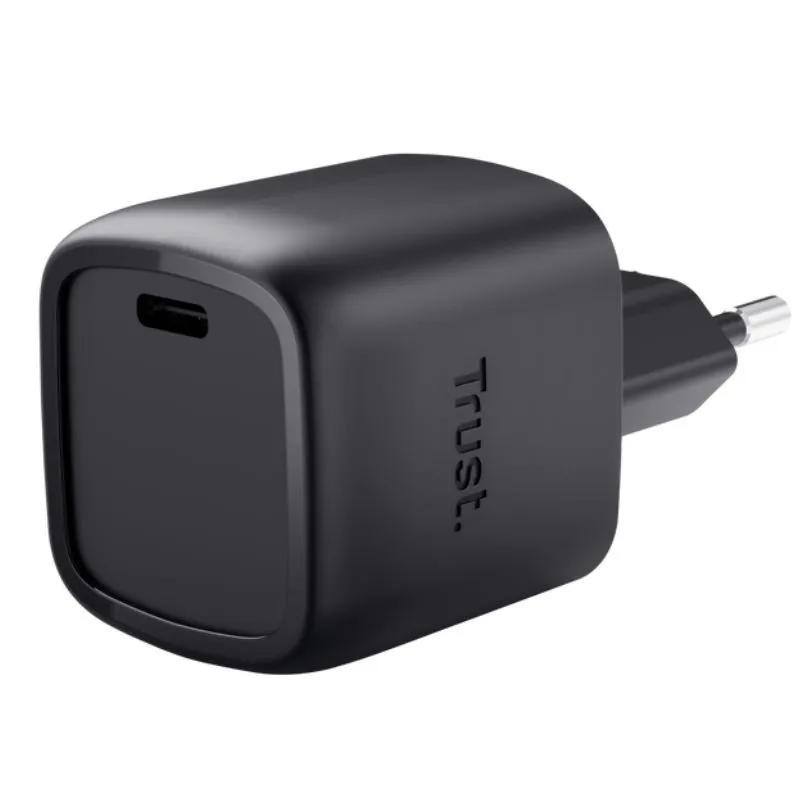Cargador de Pared GaN Trust Maxo 30W/ 1xUSB Tipo-C/ 30W