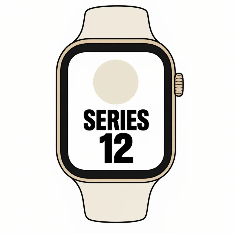 Apple Watch Series 12/ GPS/ 46mm/ Dorado Claro/ Correa Deportiva Arena (S/M)