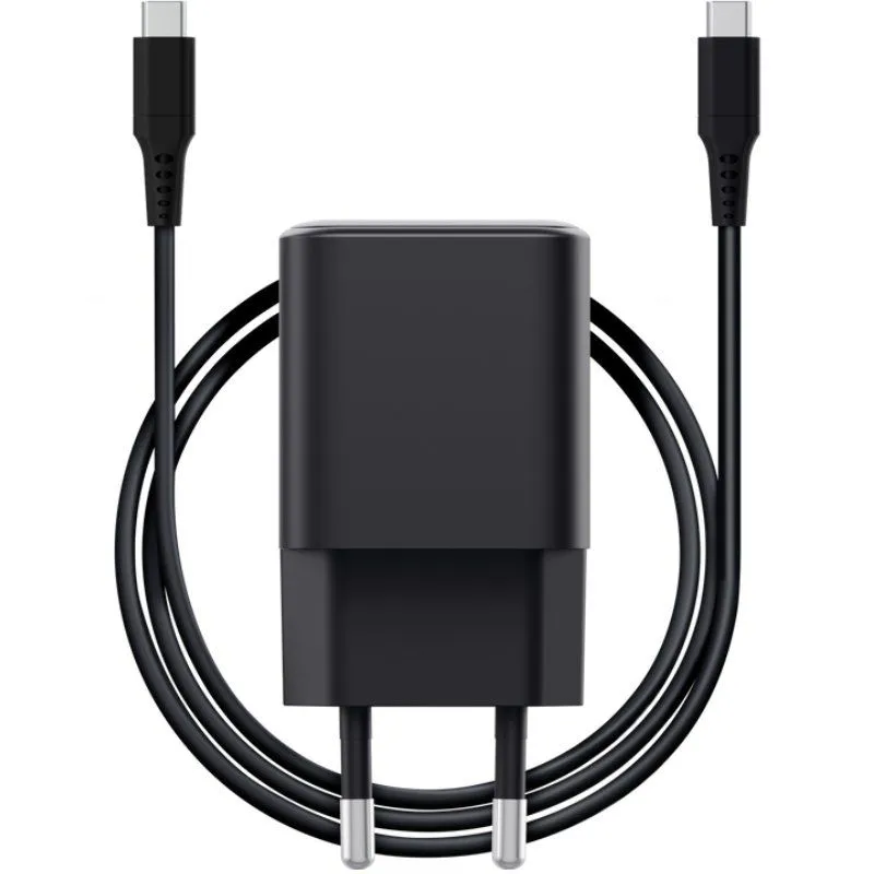 Cargador de Pared GaN Trust Maxo 65W Ultrareducido/ 1xUSB Tipo-C/ Incluye Cable USB Tipo-C/ 65W