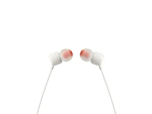 Auriculares Intrauditivos JBL Tune 110/ con Micrófono/ Jack 3.5/ Blancos