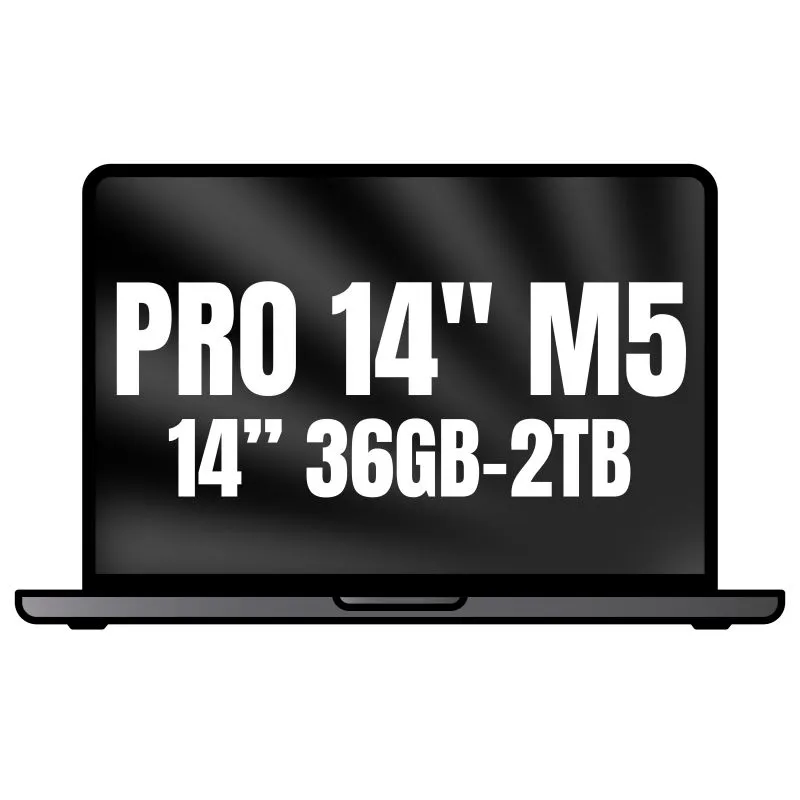 Apple Macbook Pro 14"/ M5 Max 18-Core CPU/ 36GB/ 2TB SSD/ 32-Core GPU/ Negro Espacial