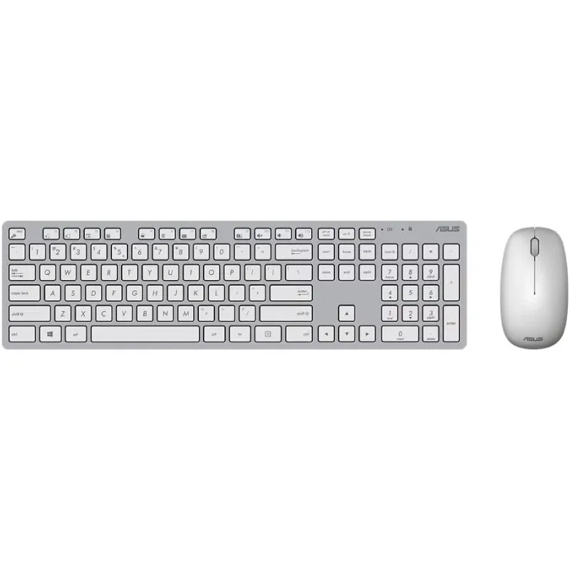 Teclado y Ratón Inalámbricos Asus W5000 Wireless/ Blanco