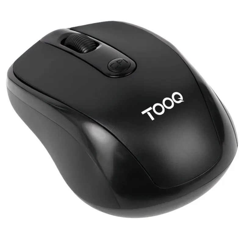 Ratón Inalámbrico TooQ TQMW-1103-B/ Hasta 1600 DPI