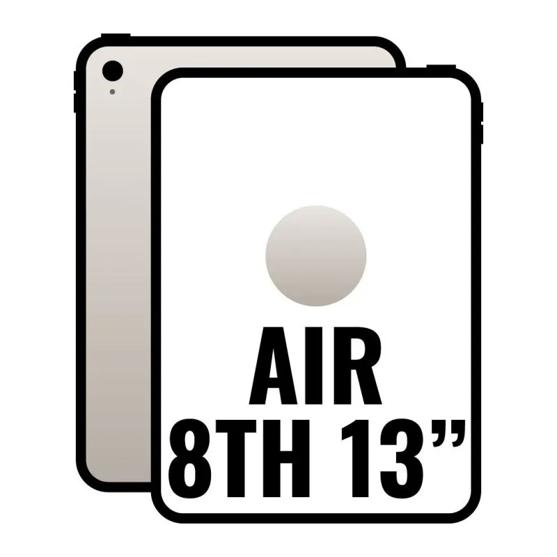 Apple iPad Air 13" 8th Wi-Fi Cell/ 5G/ M4/ 128GB/ Blanco Estrella