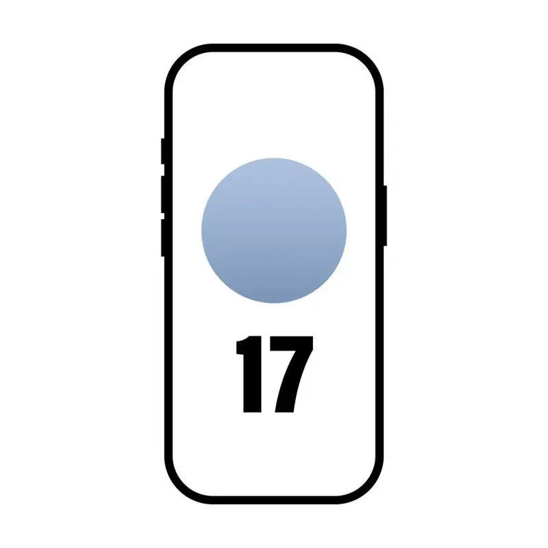 Smartphone Apple iPhone 17 256GB/ 6.3"/ 5G/ Azul Neblina