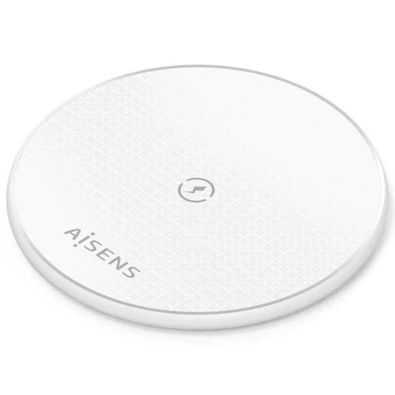 Base de carga Inalámbrica Aisens ASCH-15W1WC057-W/ 15W/ Blanco
