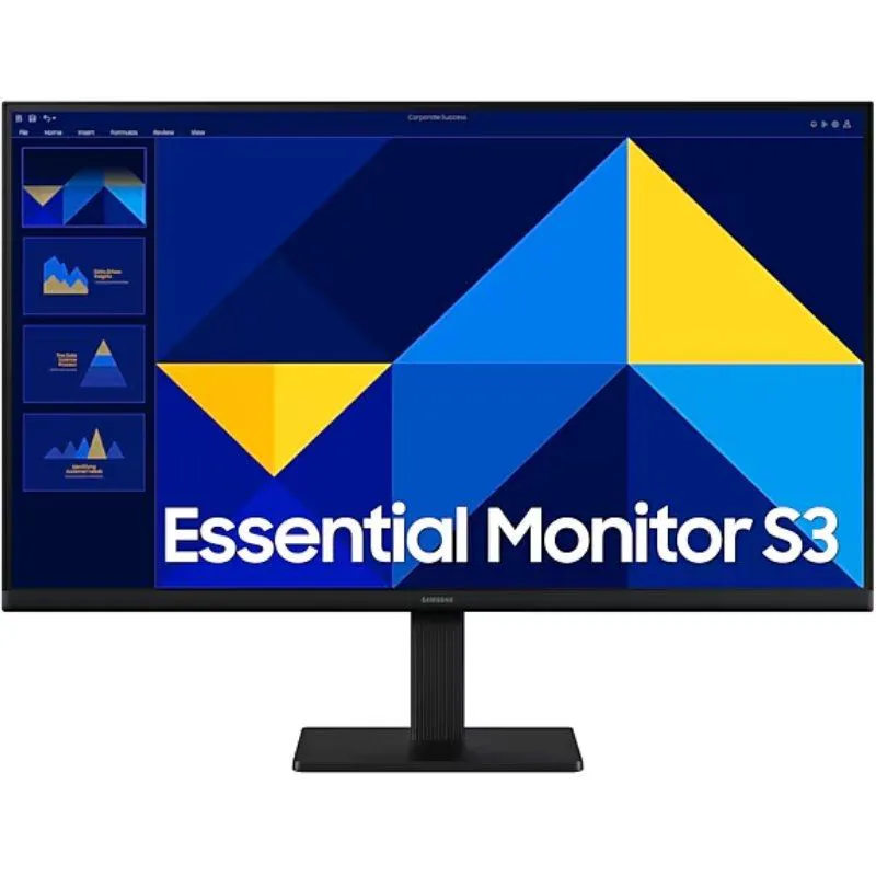 Monitor Profesional Samsung Essential Monitor S3 S27D304GAU/ 27"/ Full HD/ Negro