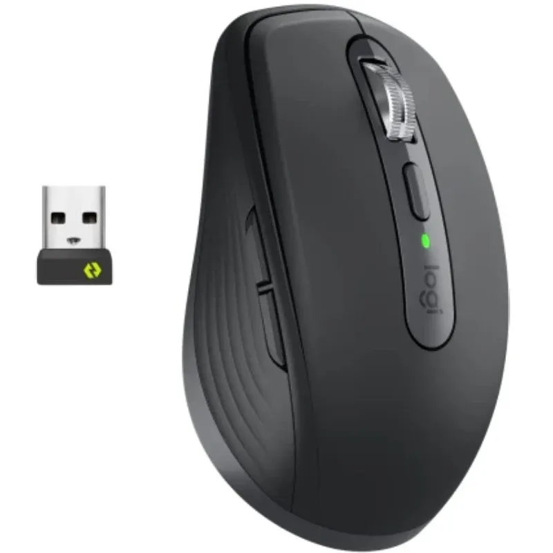 Ratón Inalámbrico Logitech MX Anywhere 3S For Business/ Batería recargable/ Hasta 8000 DPI/ Grafito