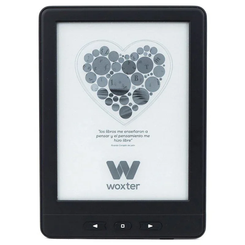 Libro Electrónico Ebook Woxter Scriba Paperlight TP/ 6" tactil retroiluminado Tinta Electrónica/ Negro