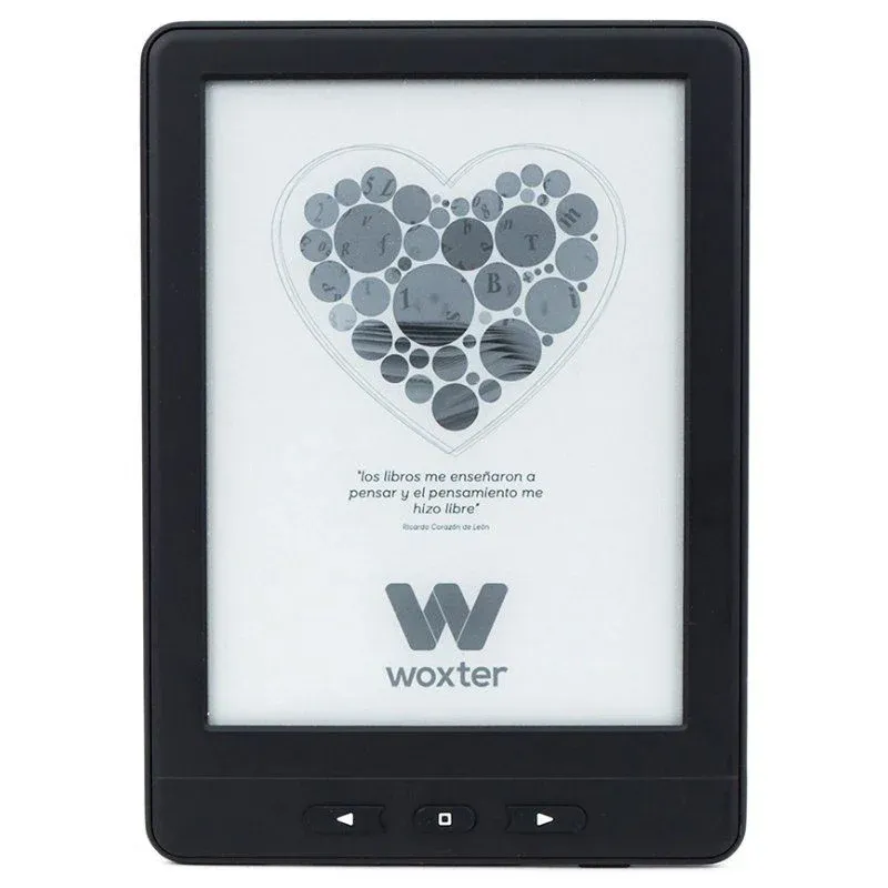 Libro Electrónico Ebook Woxter Scriba Paperlight TP/ 6" tactil retroiluminado Tinta Electrónica/ Negro