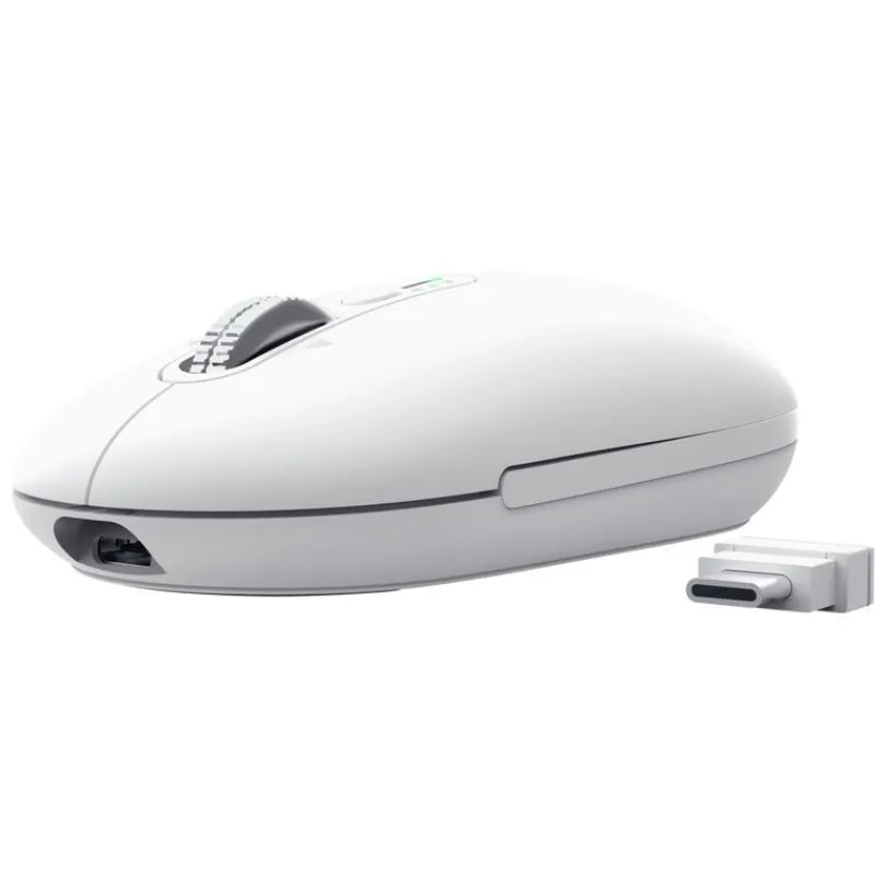 Ratón Inalámbrico Trust Seron 26019/ Batería recargable/ Hasta 3200 DPI/ Blanco