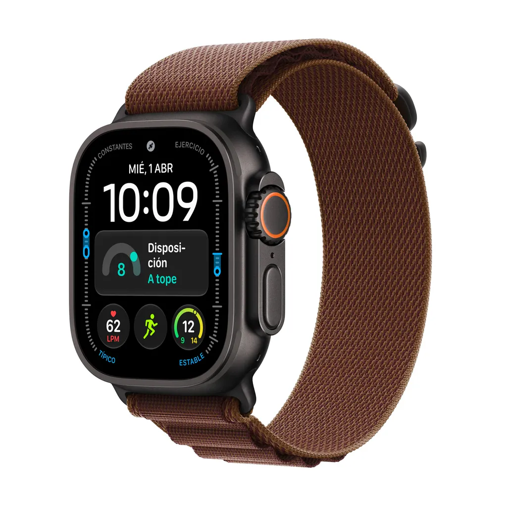 Apple Watch Ultra 4/ GPS/ 49mm/ Caja de Titanio Negro/ Correa Loop Alpine Burdeos L
