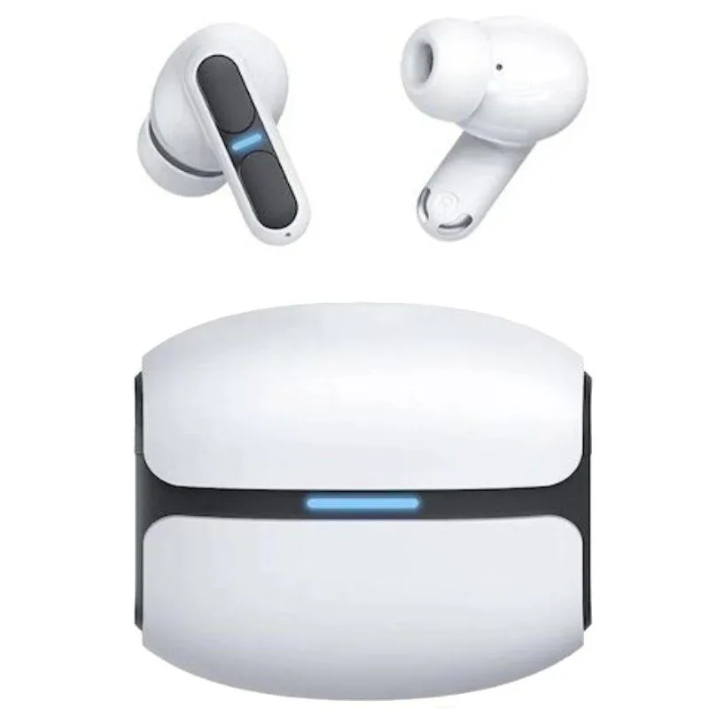 Auriculares Bluetooth Leotec TWS Gaming Nebula Fit con estuche de carga/ Autonomía 7.5h/ Blancos
