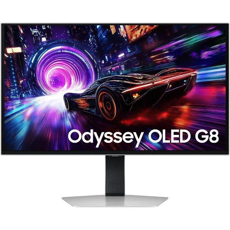 Monitor Gaming Samsung Odyssey OLED G8 G81SF S27FG816SU 27"/ 4K/ 0.03ms/ 240Hz/ QD-OLED/ Regulable en altura/ Plata