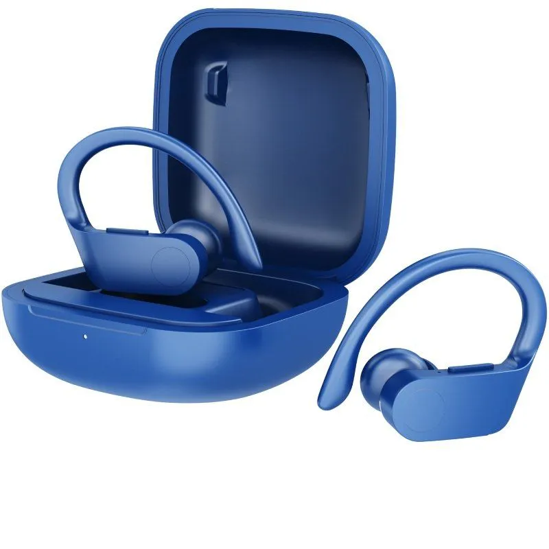 Auriculares Deportivos Bluetooth Daewoo DW2024 con estuche de carga/ Autonomía 5h/ Azules