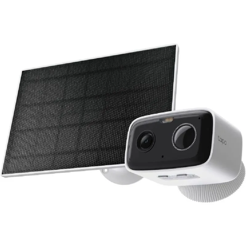 Cámara de Videovigilancia TP-Link Tapo TC80 KIT/ Visión Nocturna/ Control desde APP/ Incluye Panel Solar