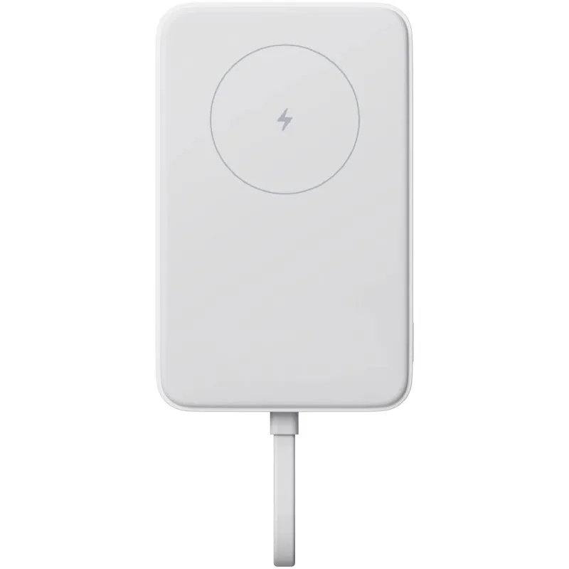 Powerbank 10000mAh Xiaomi 33W Magnetic Power Bank 10000 (Integrated Cable)/ Wireless/ Blanca