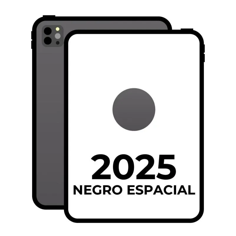 Apple iPad Pro 13" 2025 7th WiFi Cell/ 5G/ M5/ 1TB/ Negro Espacial/ Vidrio Nanotexturizado