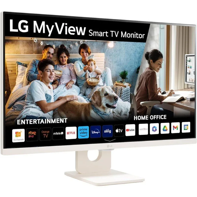 Smart Monitor LG MyView 32SR50F-W 31.5"/ Full HD/ Multimedia/ Smart TV/ Blanco