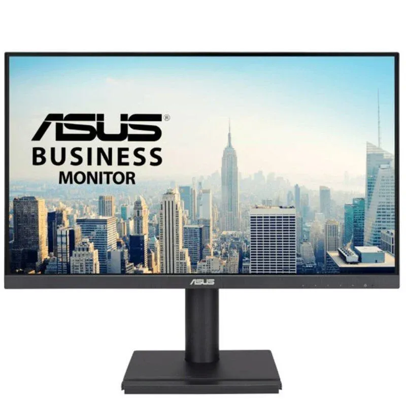 Monitor Profesional Asus VA24DQFS 23.8"/ Full HD/ Multimedia/ Regulable en altura/ Negro