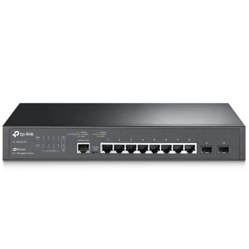 Switch Gestionable TP-Link Omada TL-SG3210 10 Puertos/ RJ-45 10/100/1000/ SFP