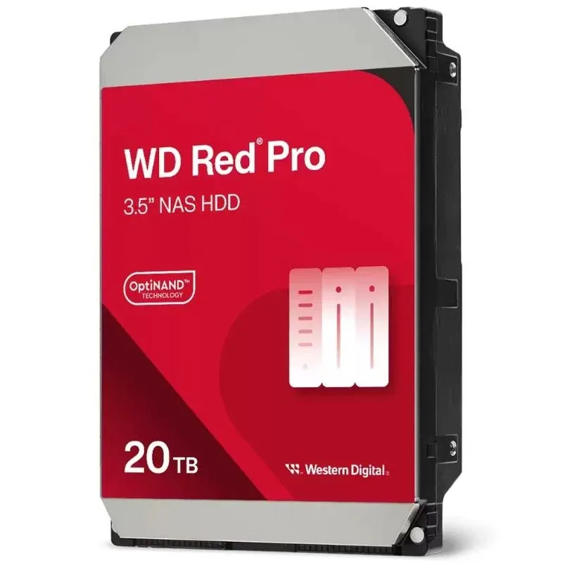 Disco Duro Western Digital WD Red Pro NAS 20TB/ 3.5"/ SATA III/ 512MB