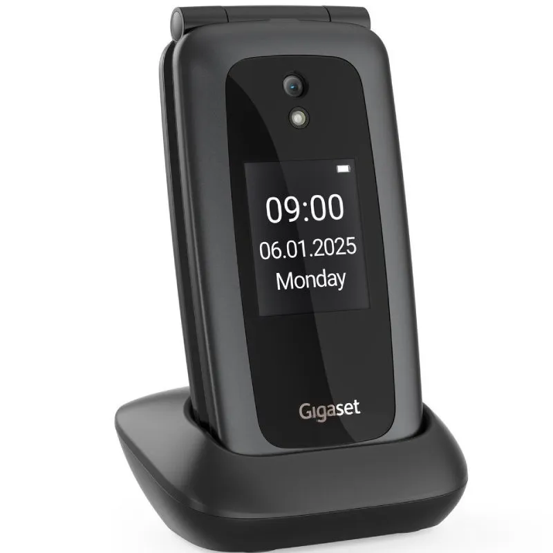 Teléfono Móvil Gigaset GL795 para Personas Mayores/ 4G/ Negro