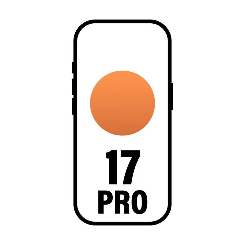 Smartphone Apple iPhone 17 Pro 512GB/ 6.3"/ 5G/ Naranja Cósmico