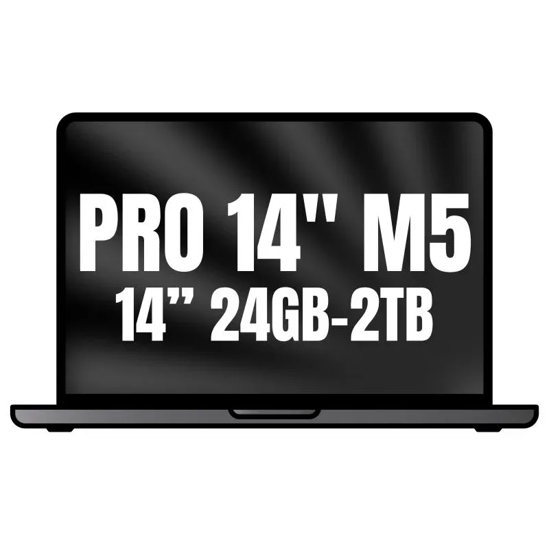 Apple Macbook Pro 14"/ M5 Pro 15-Core CPU/ 24GB/ 2TB SSD/ 16-Core GPU/ Negro Espacial