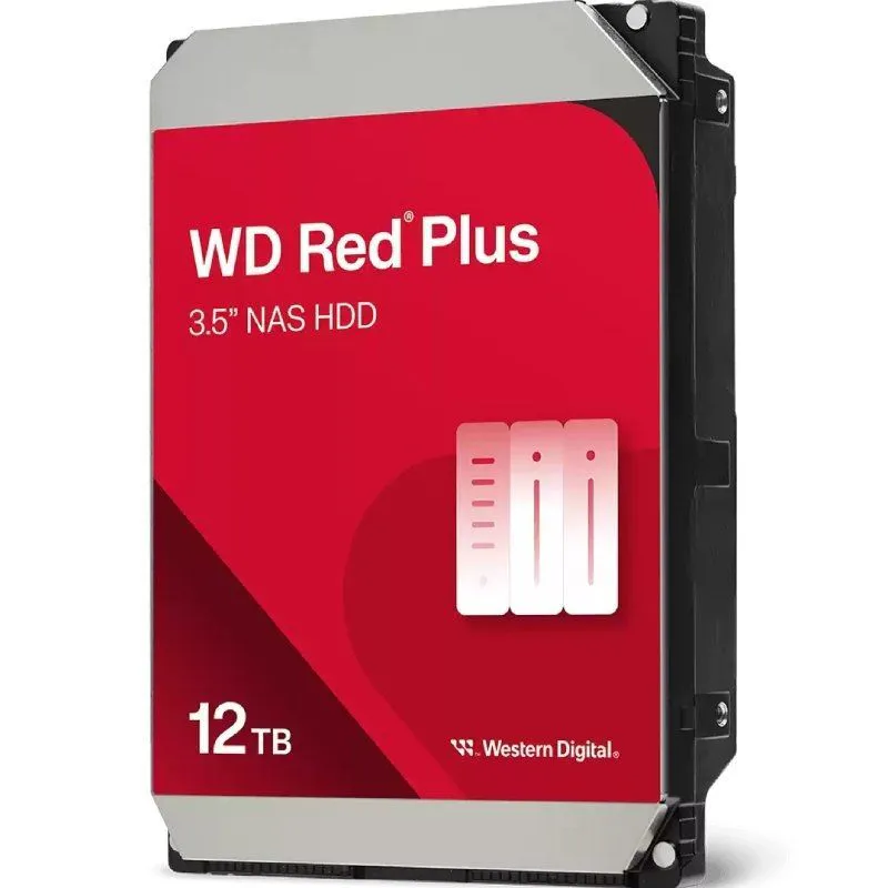 Disco Duro Western Digital WD Red Plus NAS 12TB/ 3.5"/ SATA III/ 512MB